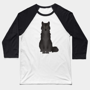 Black Wolf Baseball T-Shirt